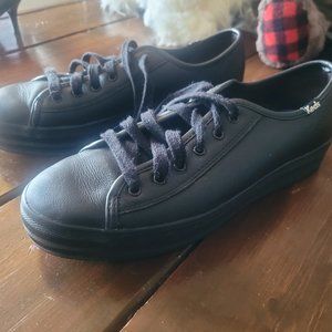 Keds Leather Triple Platform Sneakers 7.5